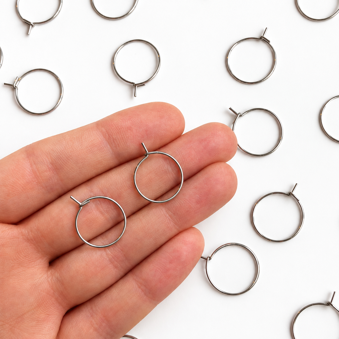 Oorring zilver