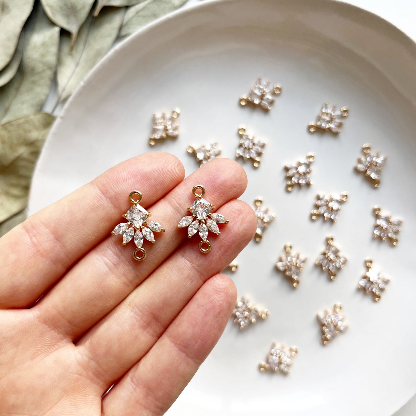 Connector bloem glas