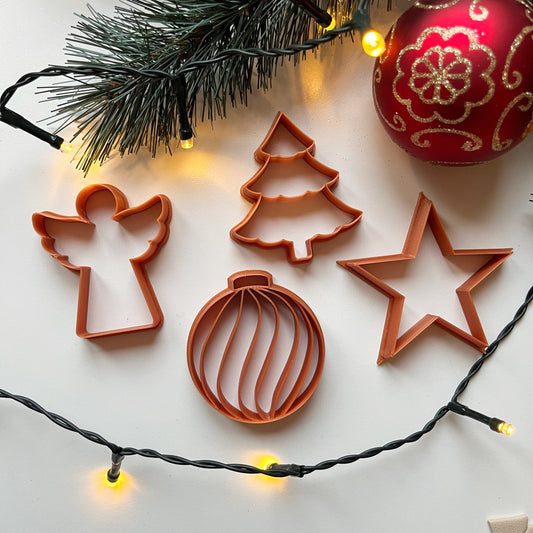 Tijdelijk pakket: cutters voor kerstboom ornamenten