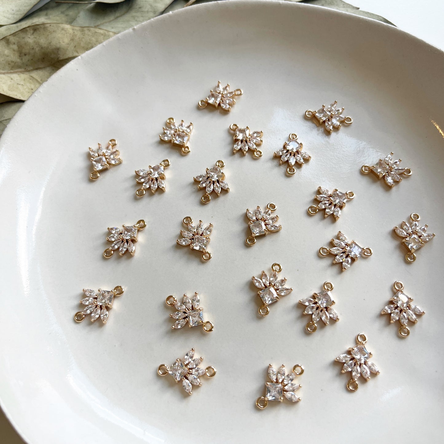 Connector bloem glas