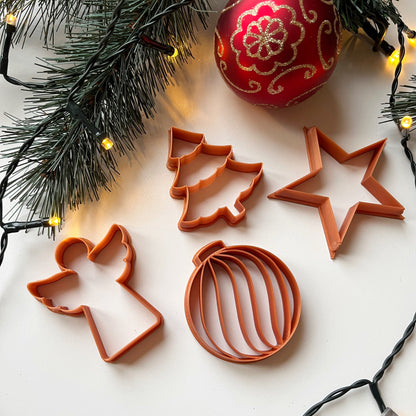 Tijdelijk pakket: cutters voor kerstboom ornamenten