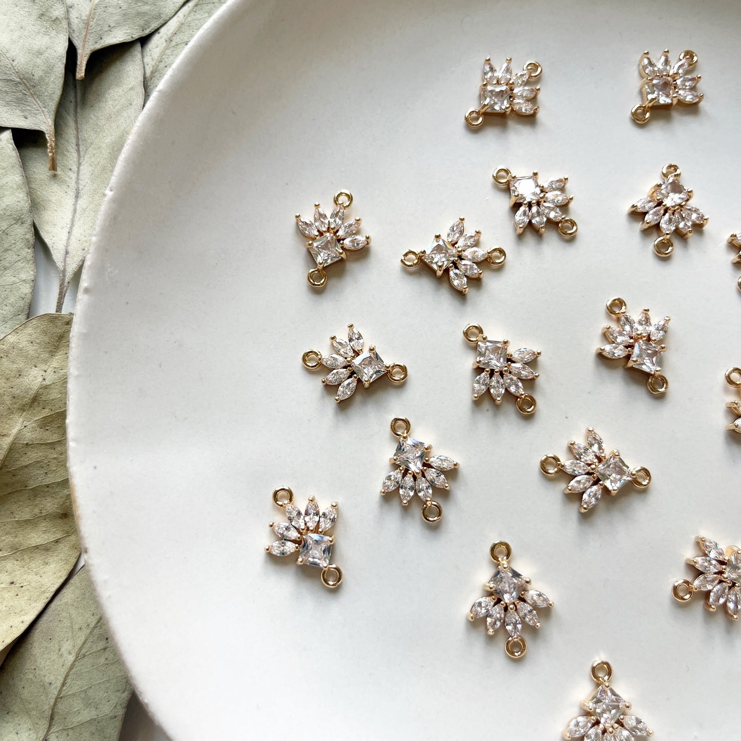 Connector bloem glas