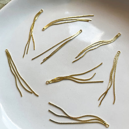 Hanger gouden slierten