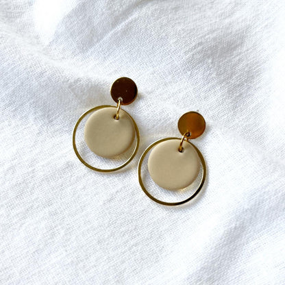Hanger ring goud 20 mm
